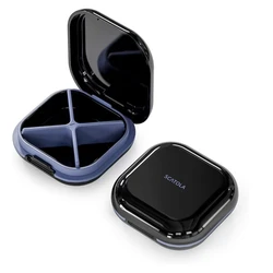 Mini Pill Box Travel Pill Box Lightweight 4 Compartment Pocket Pill Container Daily Portable Medicine Storage Box