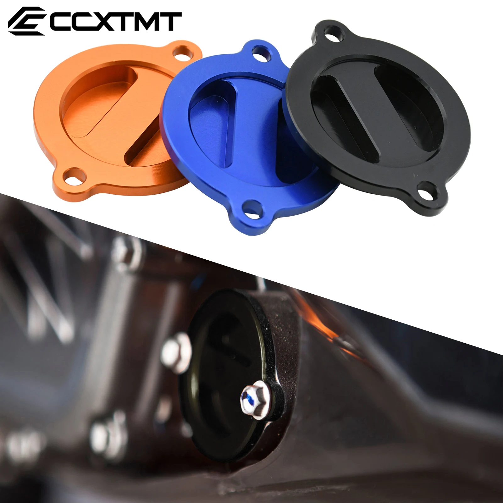 CNC Oil Filter Cover Oil Cap For Husqvarna KTM Super Adventure R S T SMC DUKE ENDURO/R SX SXF XCF XCW EXC RC 450 500 690-1290