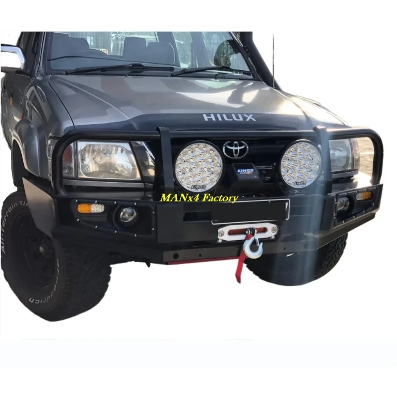 

Man x4 Hilux 98-04 Bull Bar Front Steel Bumper Rear Bumper For Hilux Sixth Generation