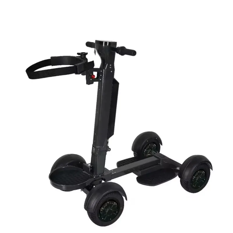 

4 Wheel Electric Golf Cart 2000W Foldable Golf Scooter Aluminum Alloy Golf Trolley Electric