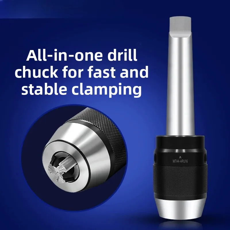 Integrated R8 shank APU milling machine self-tightening drill chuck numerical control BT30BT40 BT50 shank