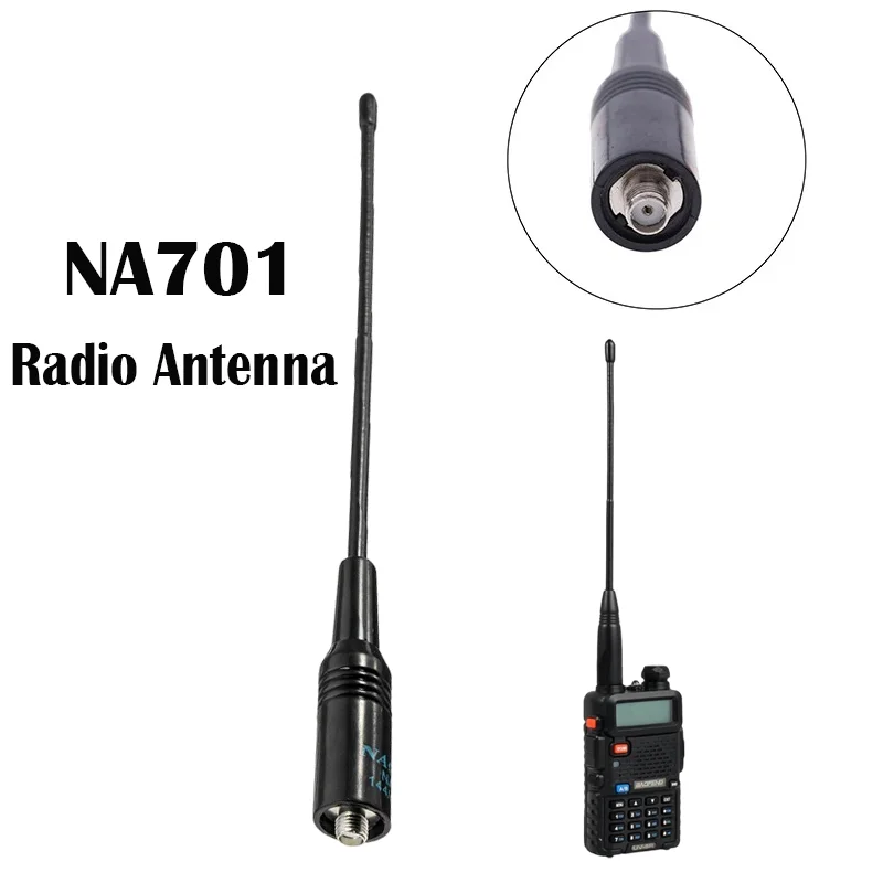 

NA-701 UV5R радиоантенна SMA Женская Двухдиапазонная VHF UHF рация антенна совместимая с Baofeng QuanSheng