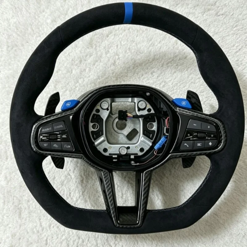 Factory Direct Carbon Fiber CS Sport Steering Wheel For BMW G05 G08 G11 G12 G15 G20 G22 G30 G31 G36 G38 G87 M3 G80 M4 G82 G42 M5