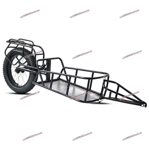 

Bicycle Trailer, Mobile Cargo Carrier, Steel Frame, Maximum Load 80kg Convenient and Fast for Heavy Transportation