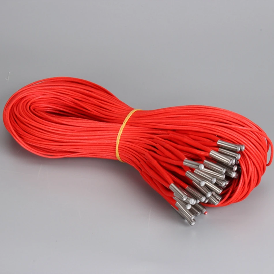 KINGROON 히터 카트리지, 가열 튜브, 1m 레드 와이어, 40W, 12V, 24V, 6x15mm, 6x20mm, 6x30mm, 1 개, 2 개, 3 개