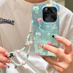 Bow Pearl Cherry Case For Honor X8B X9C X7C X5B X8A X8 X6B 200 70 X7A X7B 90 Smart X5 Plus X9A X9B X6 X6A Magic 6 5 4 Lite Cover