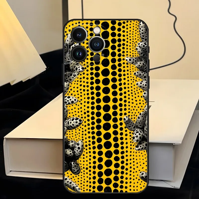 Pumpkin Yayoi Kusama Phone Case For Iphone 13ProMax 11 13 14 Pro Xs Max Mini Xr X 7 8 6 6s Plus Shell Coque