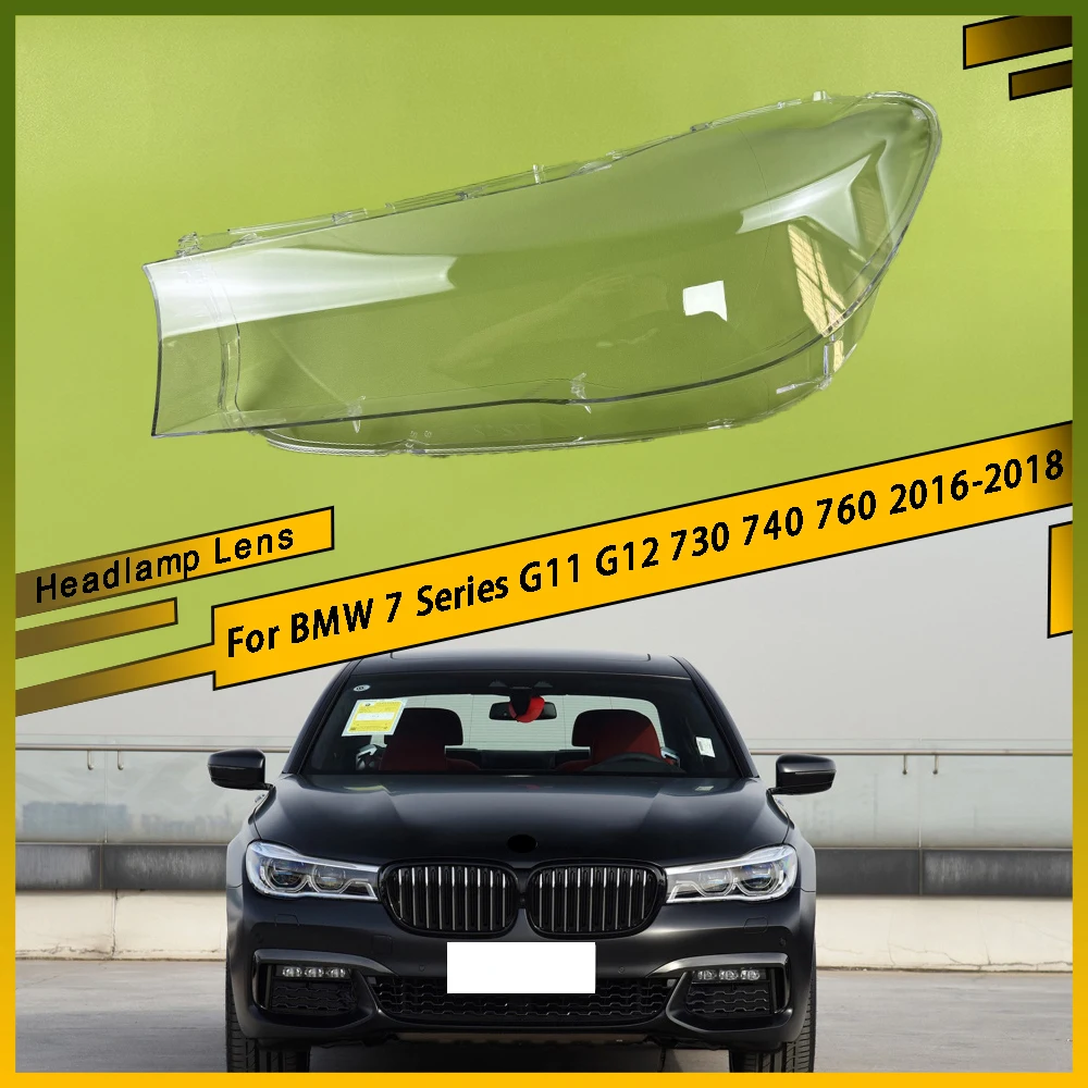 

Headlamp Cover Transparent Lampshade Headlight Shell Mask Lens Plexiglass For BMW 7 Series G11 G12 730 740 760 2016 2017 2018