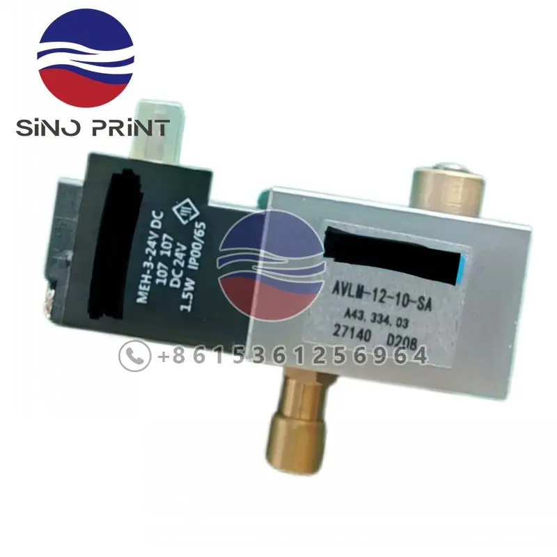 

A4.334.003 Solenoid Valve Pneumatic Valve For Heidelberg AVLM-12-10-SA SM102 CD102 SM74 SM52 Printing System Spare Parts