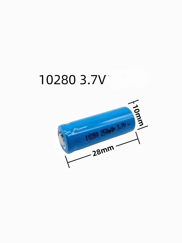 10280 Lithium Battery 250mAh 3.7V Large Capacity Electric Toothbrush Car Anti-theft Device Small Flashlight Rechargeable
