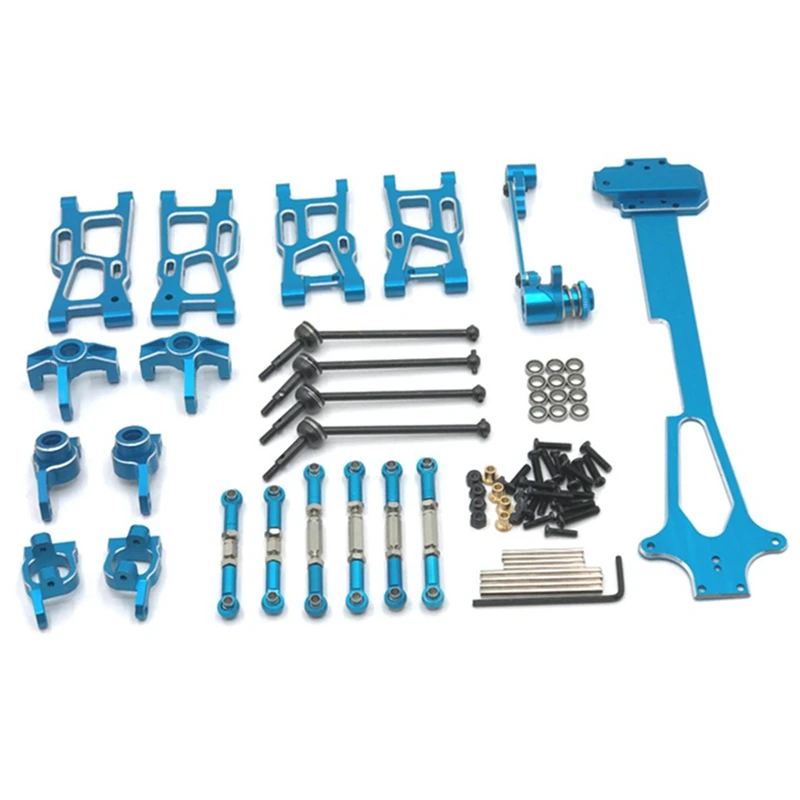 Metal Upgrade Accessories Modification Kits For Wltoys 144001 144002 144010 124017 124018 124019 RC Car Upgrade Parts