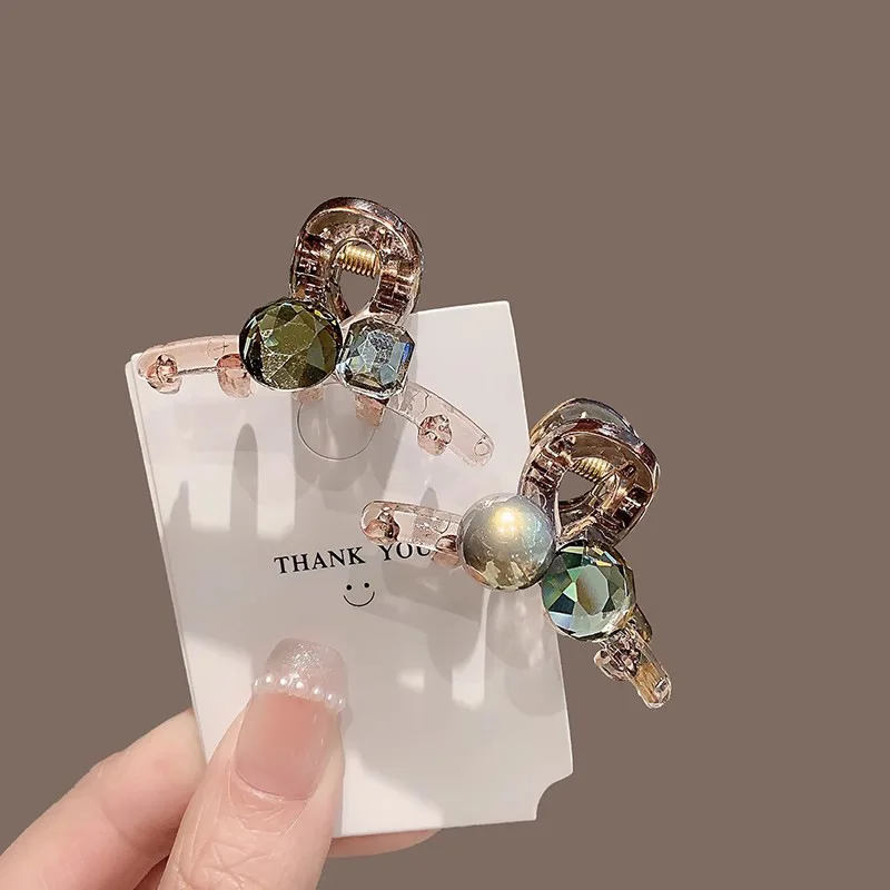 

Elegant Bowknot Shark Clip Fashion Back Of Head Hair Claw Clips Bangs Fixed Hairgrip For Woman Mini Simple Geometry Hairpin