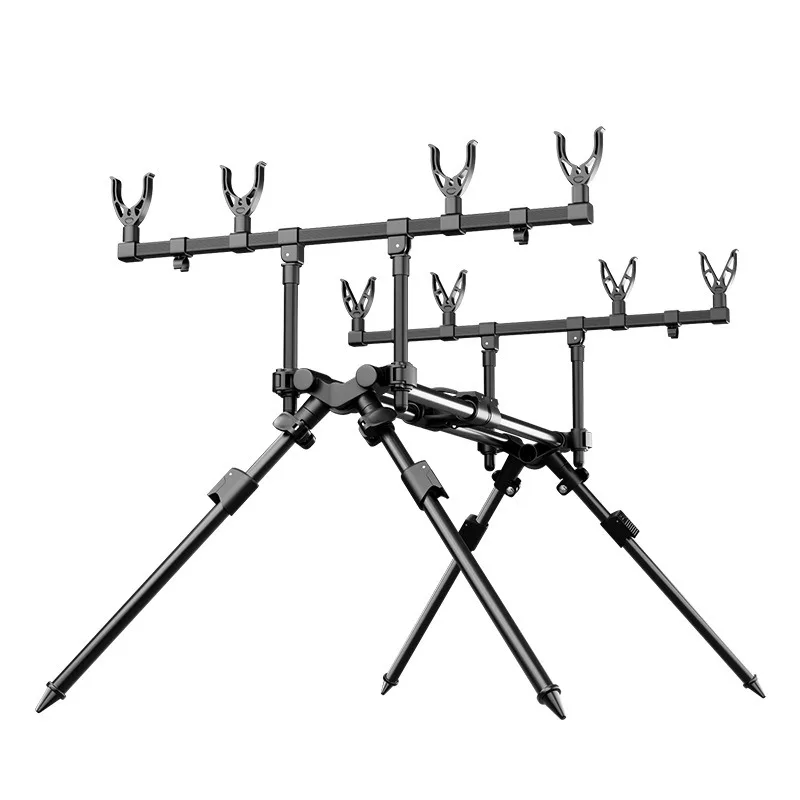 Carp Fishing Rod Pod System With Adjustable Tripod Bankstick And Bite Alarm Bar Support For Lake Sea Angling Equipment