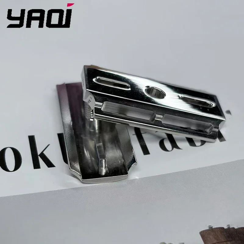 2026 316 Stainless Steel Polished 0.7mm Blade Gap Classic Shaving Tool New Arrival YAQI Vostok 70SB Straight Razor Safety