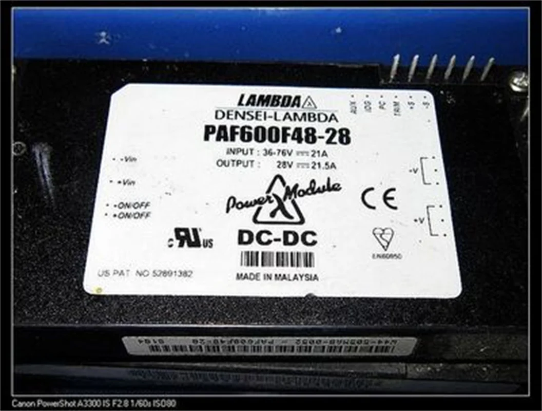 Original PAF600F48-28 PAF500F48-28 CDS6004828 PAF700F48-28 Power module removed