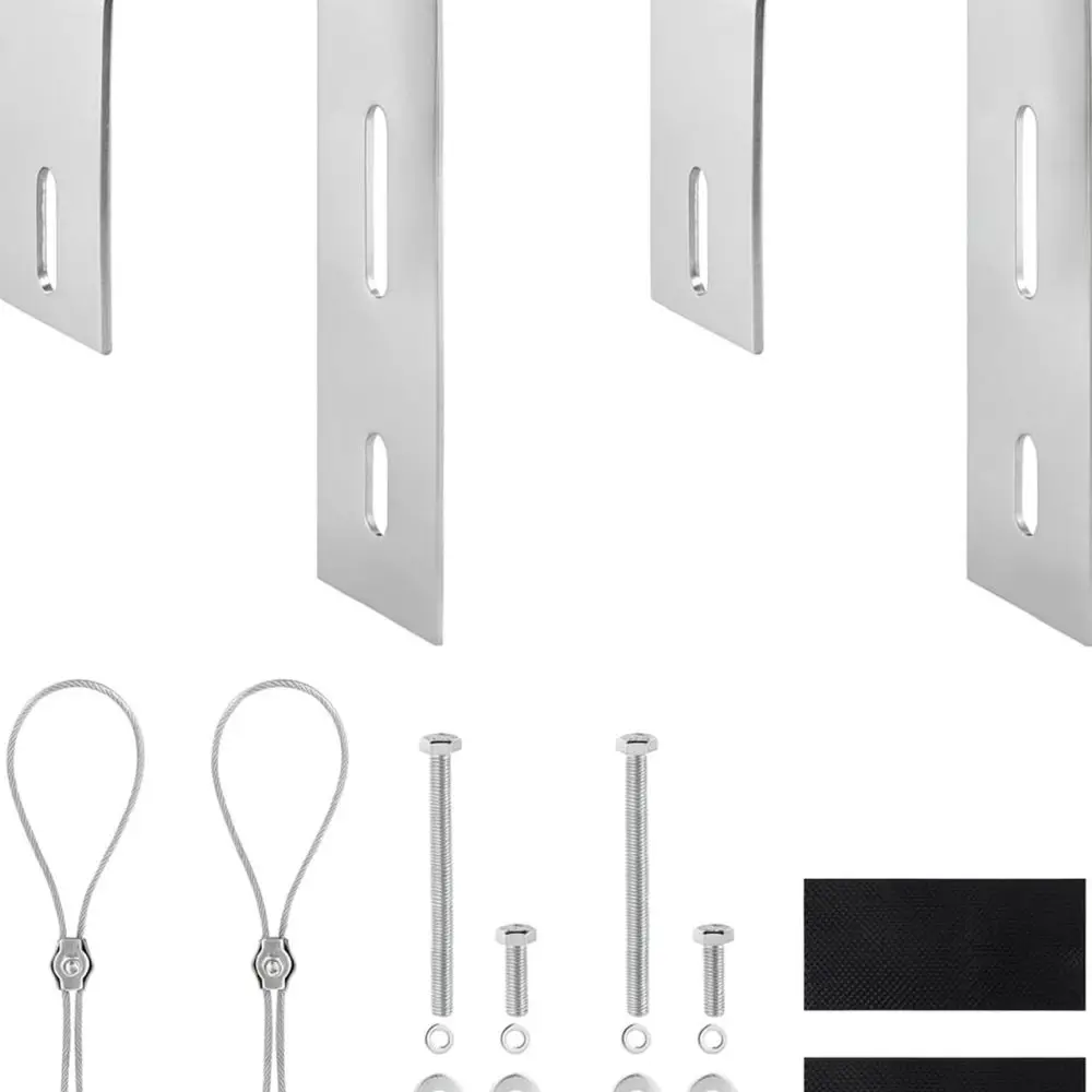Balcony Solar Panel Support Hook Stainless Steel Mounting Hardware Reliable Fixation Tool For Photovoltaic System