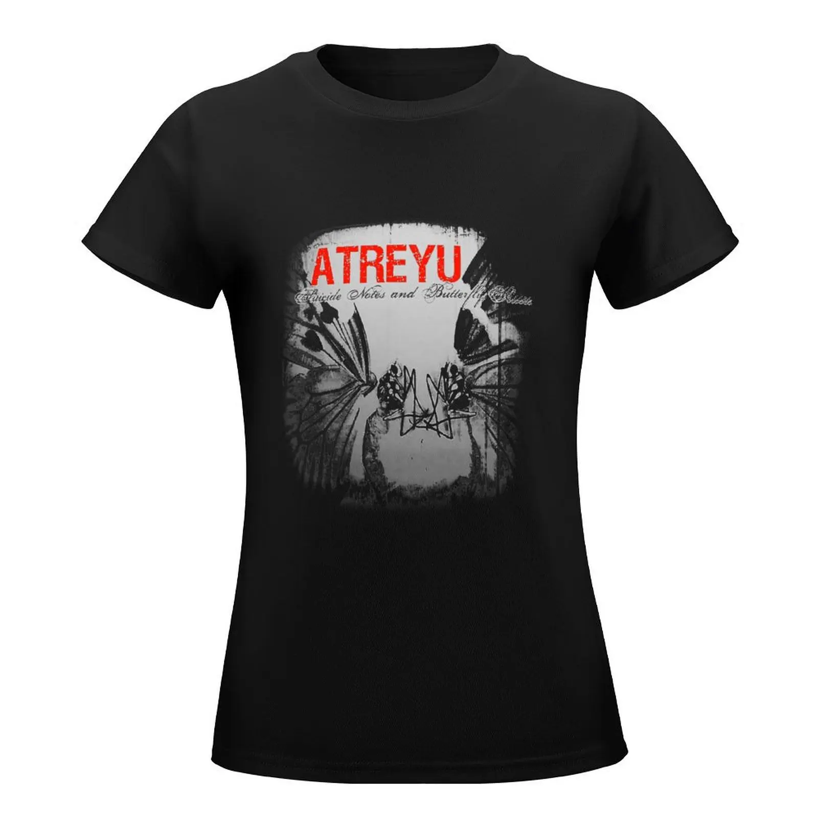 Atreyu T-Shirt Kawaii Kleidung weibliche lustige koreanische Mode T-Shirts für Frauen packen