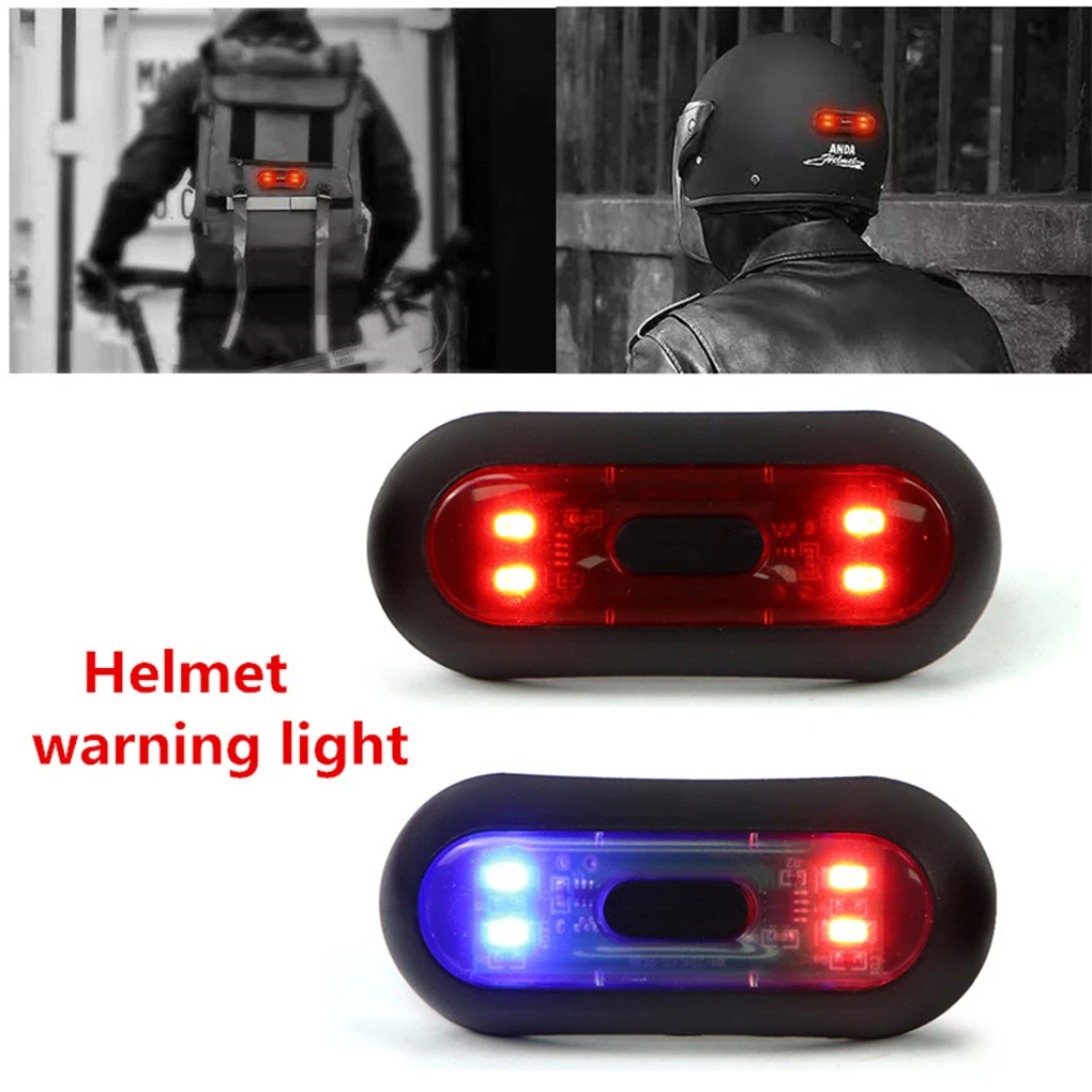 Reusable Helmet LED Taillight Eco-Friendly And Stylish Helmets And Jackets Bicycle Helmet Taillight