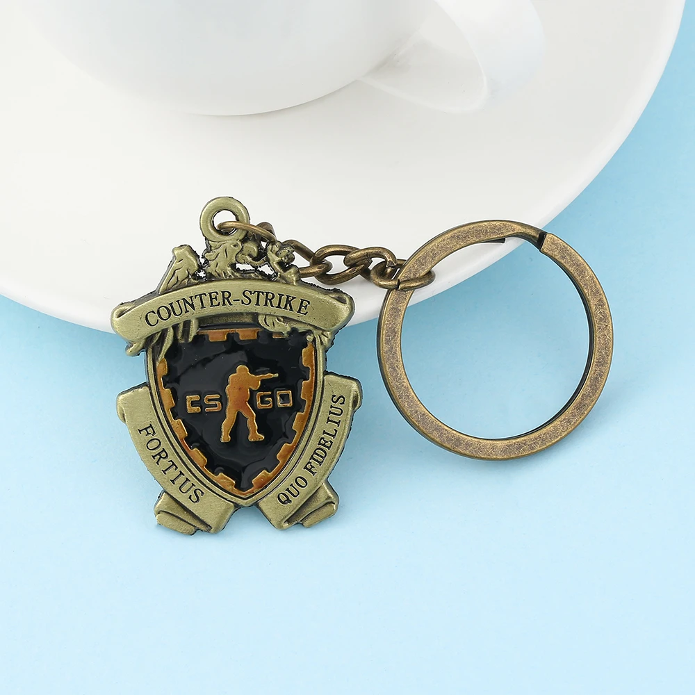 CS:GO Medaillen-Schlüsselanhänger Counter-Strike Metallanhänger Schlüsselringe für Herren Accessoires Fans Geschenk Souvenir – Detail 3