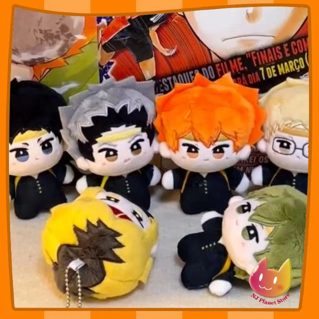 

10 см Хайкю! Аниме Hinata Shoyo Akaashi Keiji Oikawa Tooru, новый милый мягкий брелок для косплея, мультяшный кулон, плюшевый подарок на Рождество