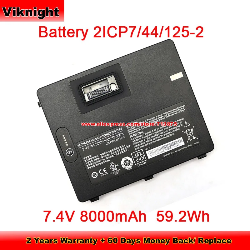 

Genuine BTY023B0023 Battery 2ICP7/44/125-2 For Xplore IX101B2 XSLATE B10 7.4V 59.2Wh 8000mAh SMPSBEXTL