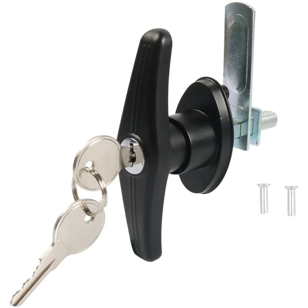 Zinc Alloy T Handle Lock Kit for Camper Truck For RV Storage Doors with Keys Designed for Harsh Outdoor Conditions