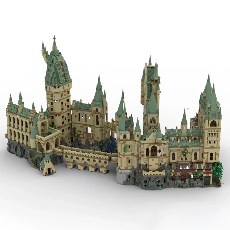 Magical Movie Model MOC Building Bricks Medieval Castle College Modular Technology Gifts Holiday Assemble Children Toys Suit