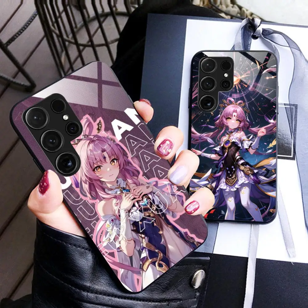 HSR Fu Xuan Phone Case for Samsung Galaxy A56 55 54 53 52 51 36 35 34 23 16 15 5G Glass Protective Cover