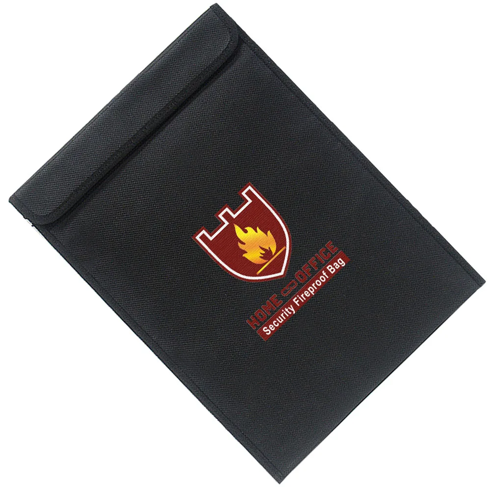 

Fireproof File Bag High Temp Resistance Large Size for Documents Holder Waterproof Pouch Portfolio Storage Bag