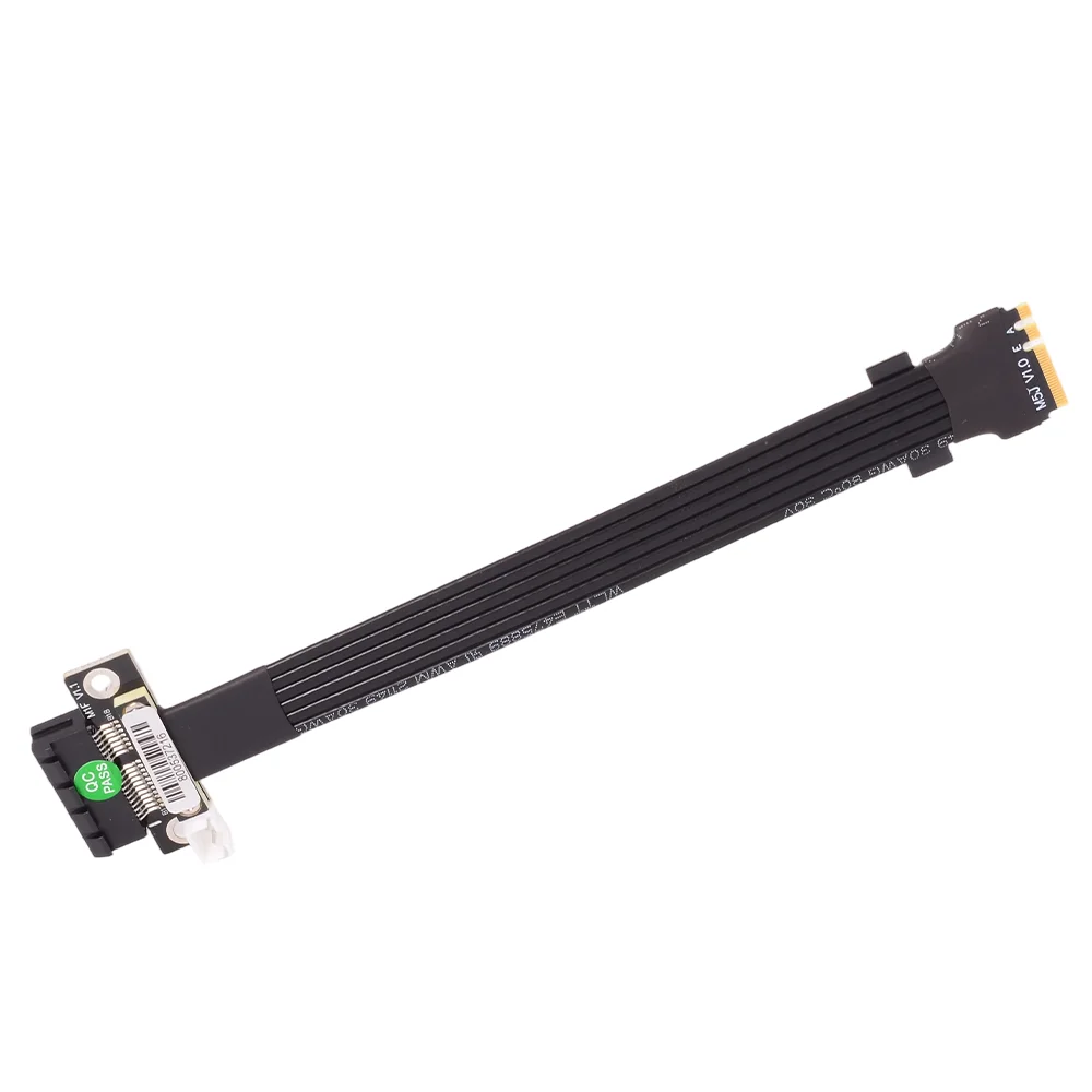 อะแดปเตอร์ขยายพอร์ต ADT-Link 3-100cm M.2 Key A.E WiFi NGFF เป็น PCIe 1X 4X 8X 16X สำหรับ PCI-E 4.0 Gen4 X1 X4 X8