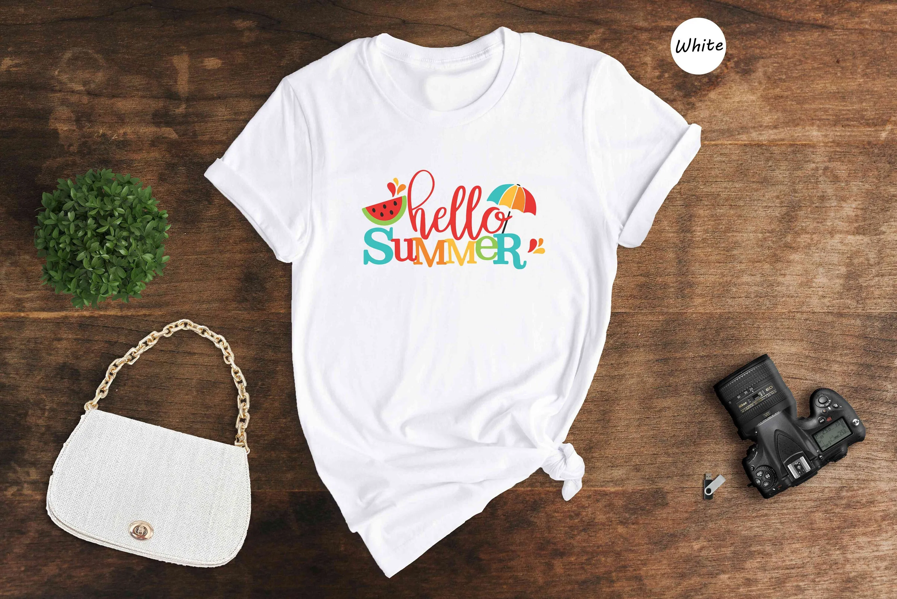 Hello Summer Watermelon T Shirt Beach Last Day Of School Teacher