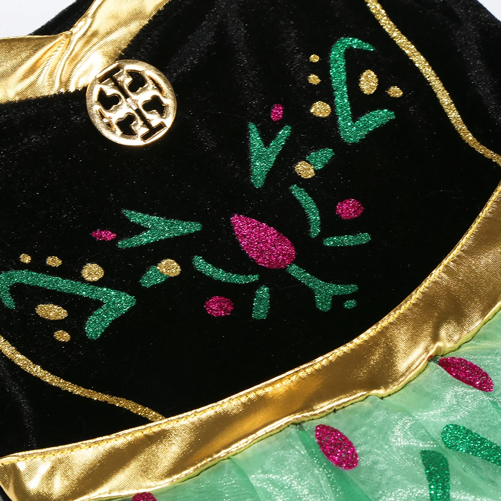 Mädchen Cosplay Anna Kostüm Vestidos Königin Prinzessin Kleid Halloween Kinder Rollenspiel Karneval Kinder Geburtstag Party Kleid – Detail 9