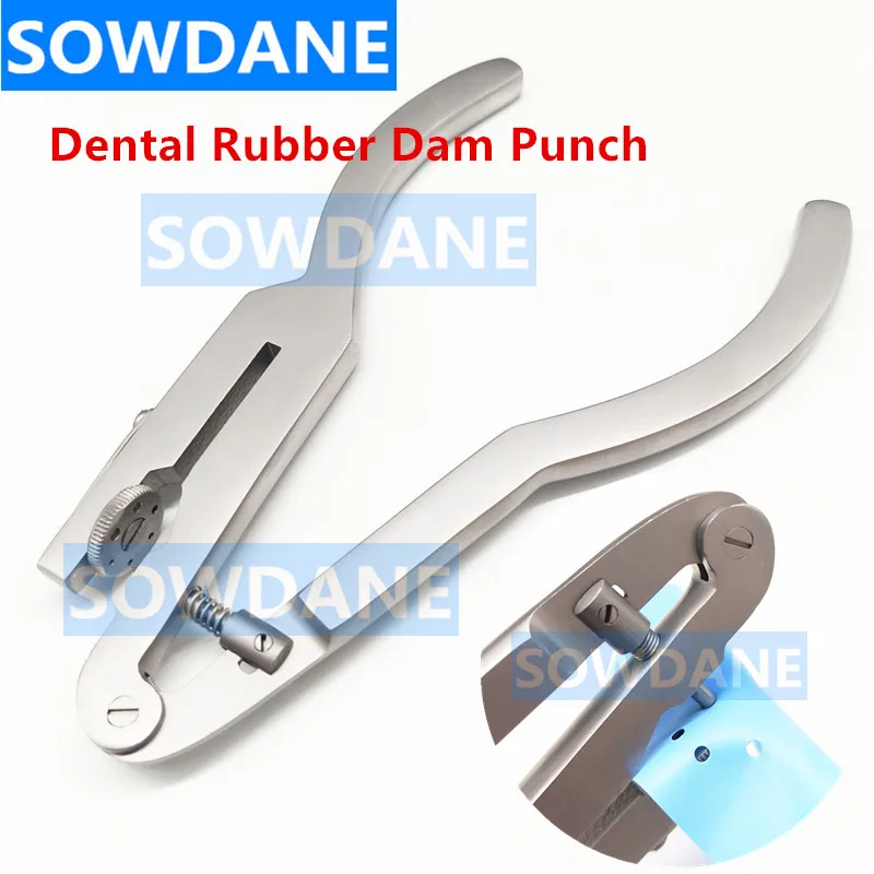 New High Quality Dental Rubber Dam Hole Punch Forcep Dentist Rubber Dam Plier Instrument Tool for Rubber DamClamp Clip