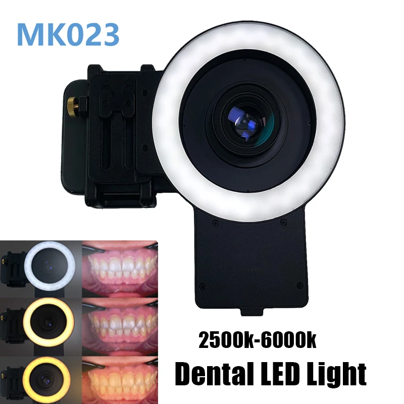 

Dental Photography Filling Light MK-023 LED Phone Light for Dentistry Photo Video,Equipment Oral Photography Light