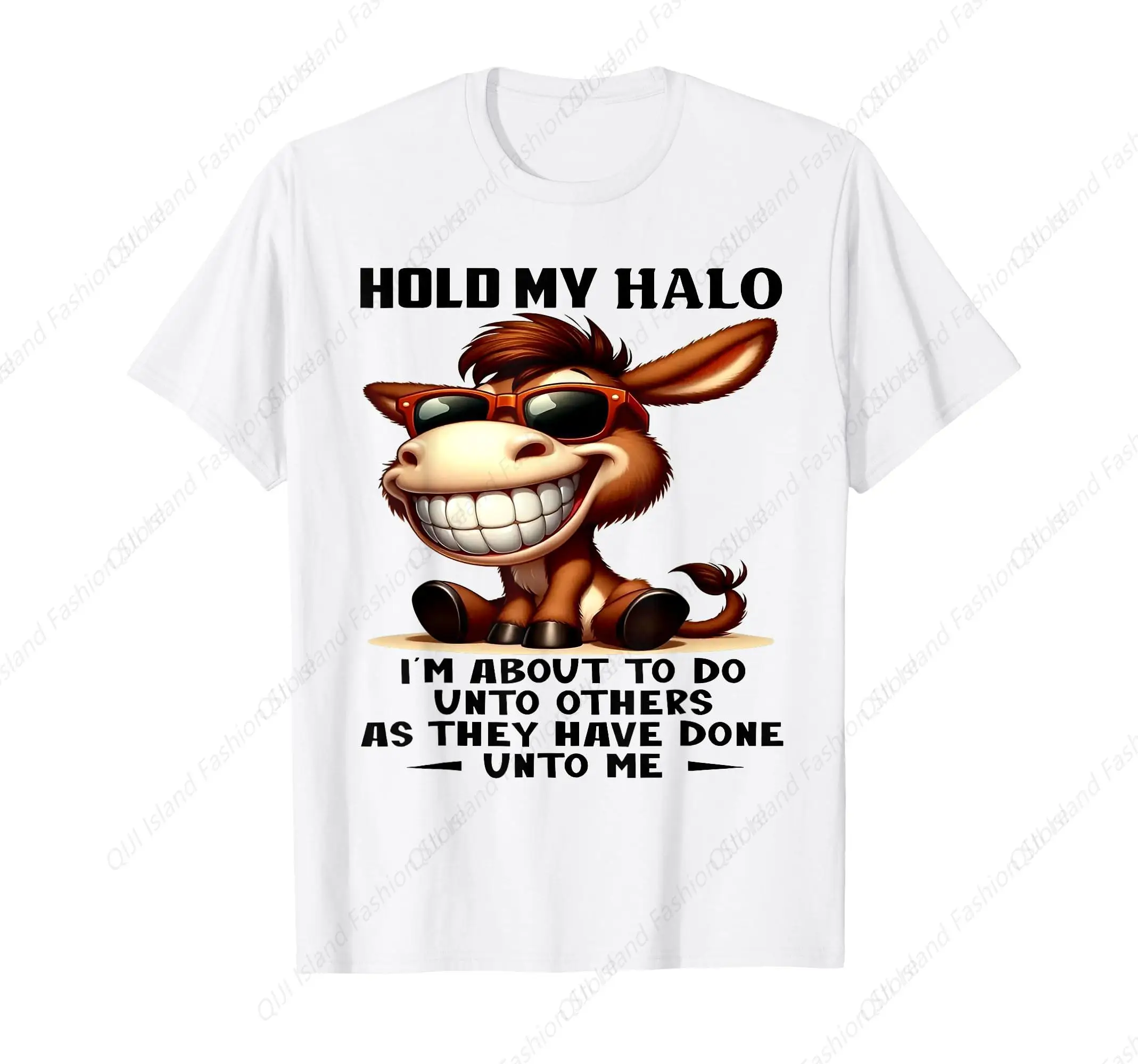 

Hold My Halo I'm about To Do Unto Others As They Have Done T-Shirt