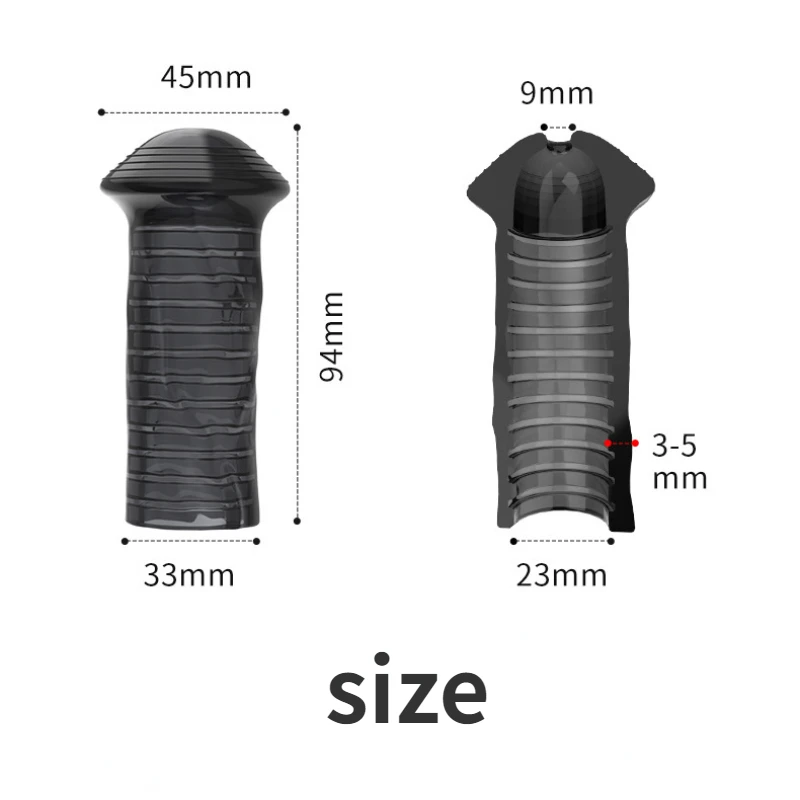 Men\'s Penis Sleeve Foreskin Correction Penis Enlargement Sleeve Cock Cage Sex Toys for Men Penis Extender Delay Ejaculation