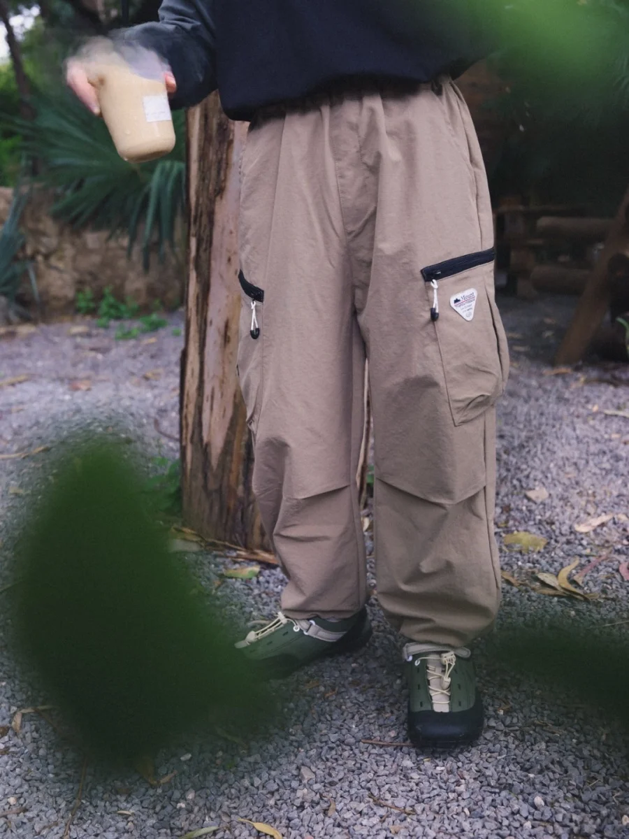 Quick Dry Outdoor Sports Children's Clothing Boys' Loose Long Pants Spring Autumn New Style FaceC Mountain Series Workwear
