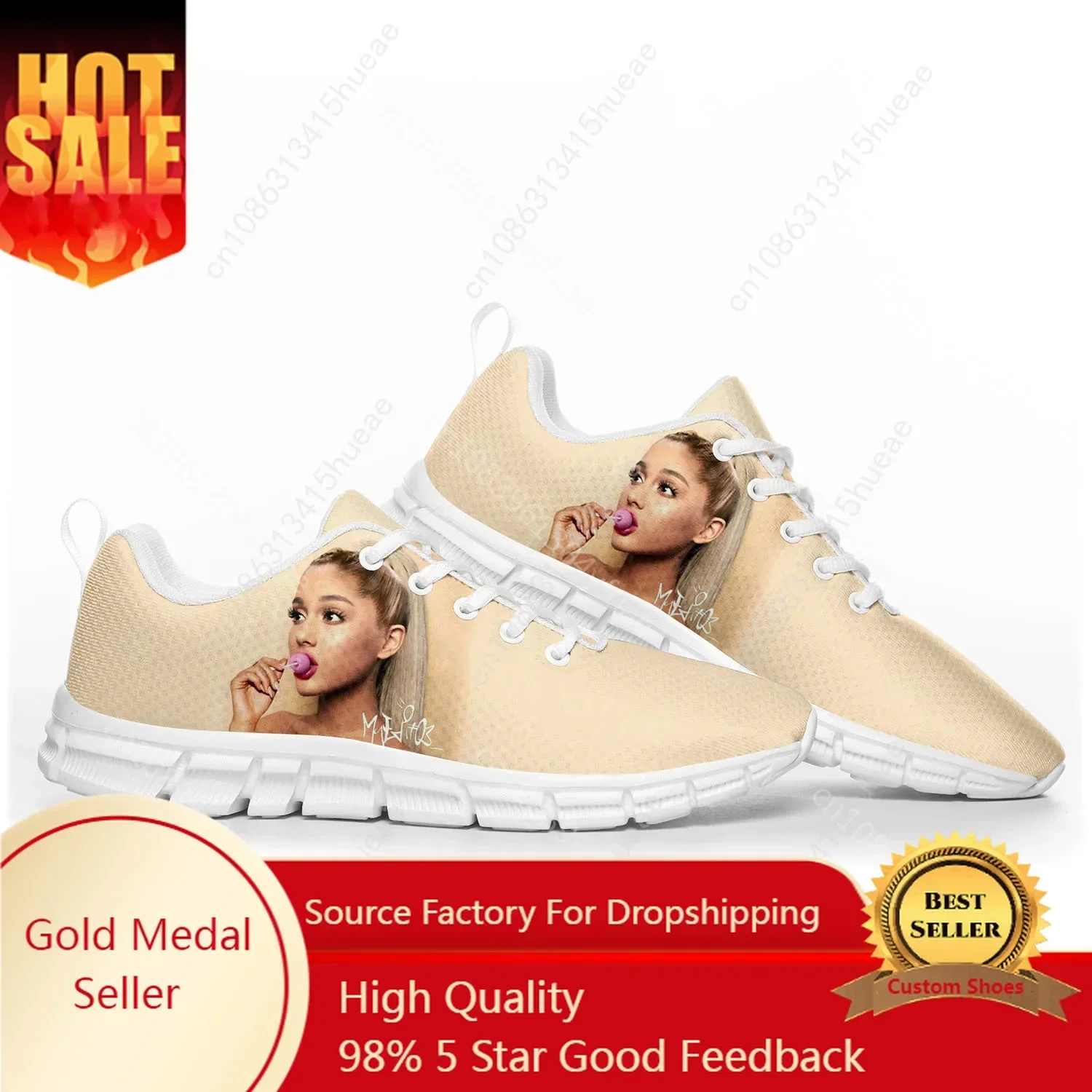 A-Arianas Singer Pop Yes, And Sports Shoes Mens Womens Teenager Kid Children G-Grandes Sneakers High Quality Sneaker Custom Shoe