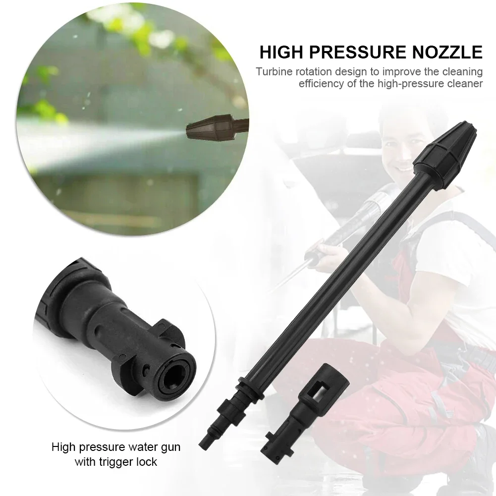 Boquilla de lanza Turbo giratoria para lavadora de alta presión, boquilla Turbo Dirt Blaster, boquilla de pistola de agua para Karcher K2-K7 LAVOR VAX BS COMET