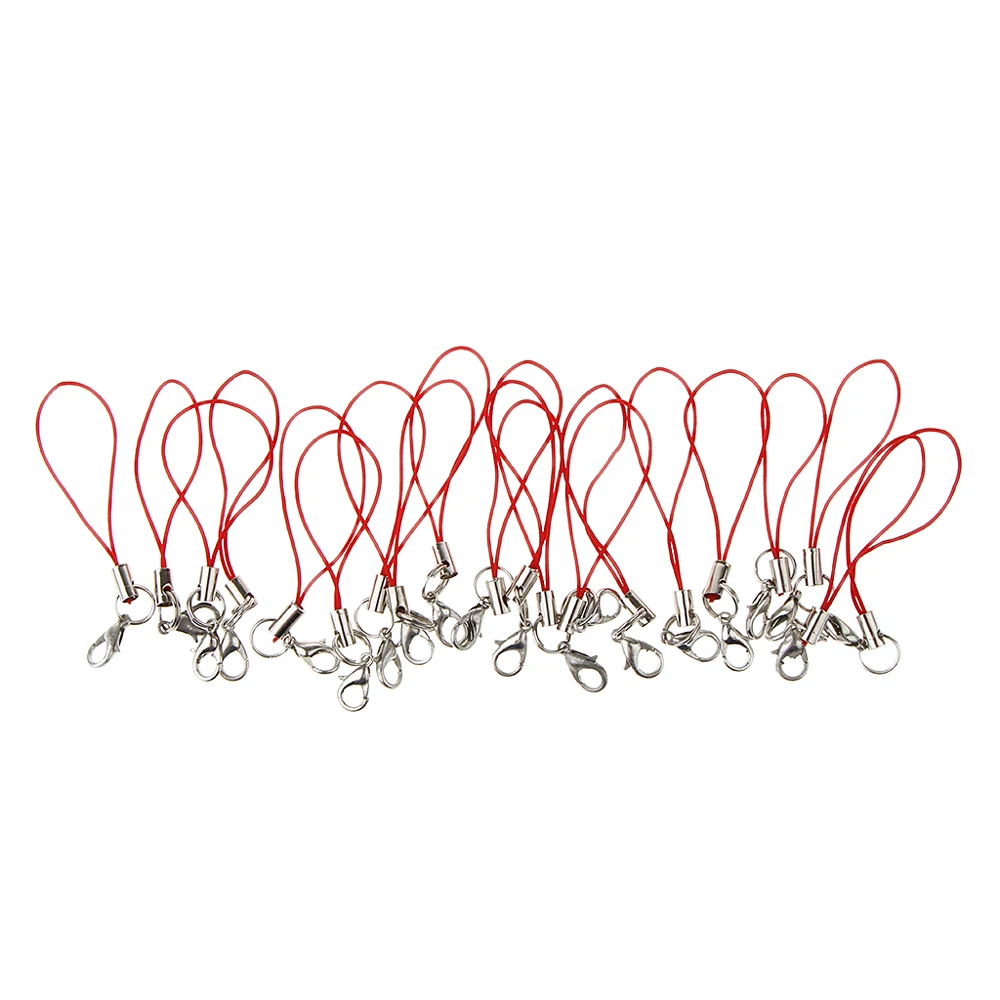 

Jewelry Accessories for Women Pendant Key Chain Key Ring Lobster Clasp Hang Rope Mobile Phone Strap Jewelry Making Mobile Phone