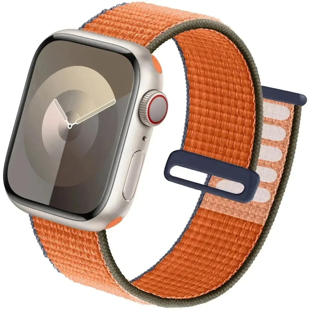 Nylon-Schlaufenarmband für Apple Watch-Armbänder 49 mm Ultra2 44 mm 40 mm 45 mm 41 mm 46–42 mm Armband für iWatch-Armband Serie 9 8 SE 7 6 5 4 10