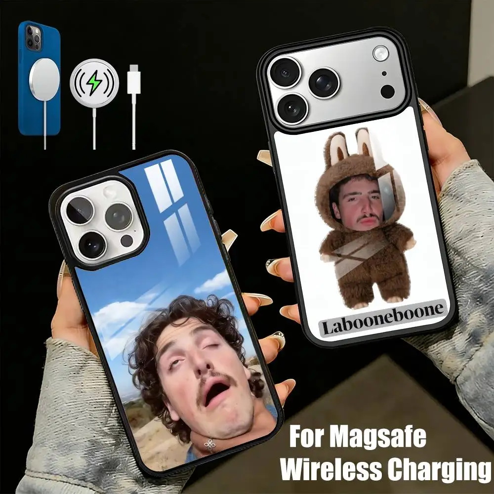 

MemeS Of B-Boone Funny Printing Phone Case For iPhone17,16,15,14,13 Plus,Pro Max Magnetic For Magsafe Wireless Charging