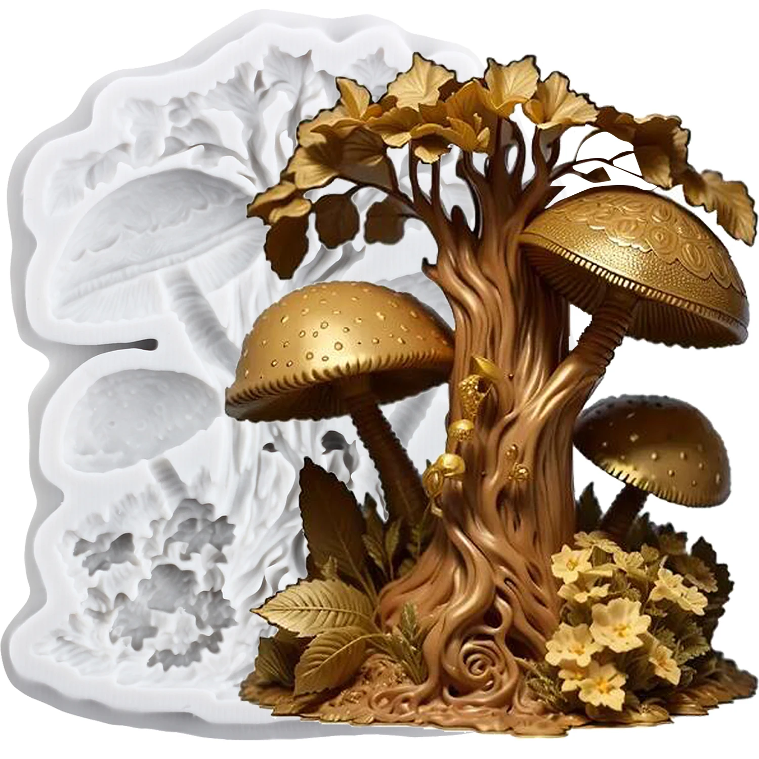 Mushroom Tree Silic… - image