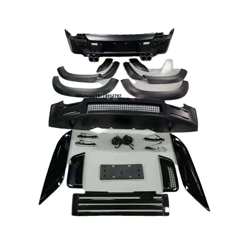 Body Kits for  Defender Modified Upgrade Gloss Black Body Kits 2020+ 90/110 4x4 Off-Road Parts Facelift