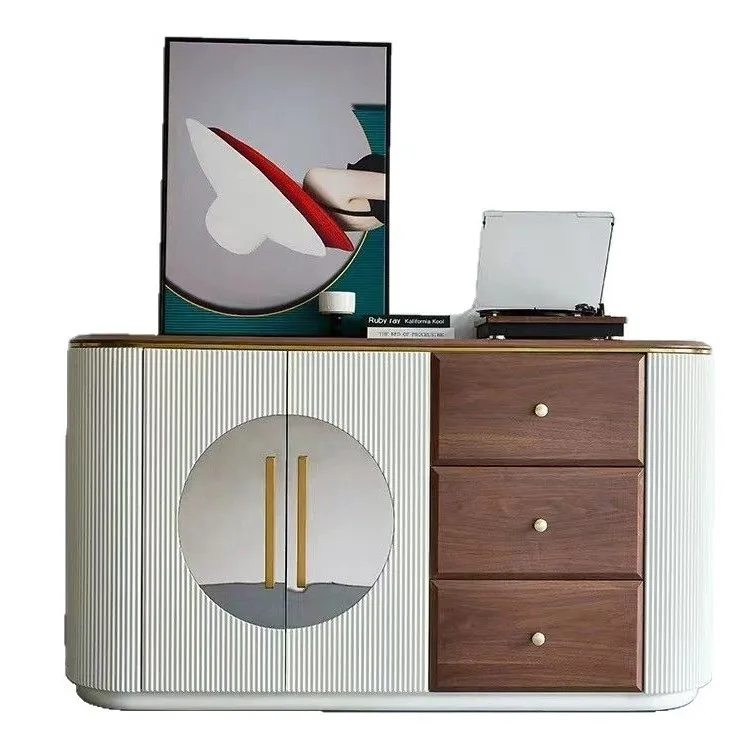 

Italian light luxury door cabinet Modern minimalist drawer cabinet Home simple shoe cabinet