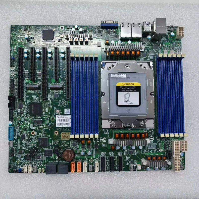 New ultra-micro H13SSL-N single channel server main board with four memory channels, support AMD9004/9005 CPU REV2.0