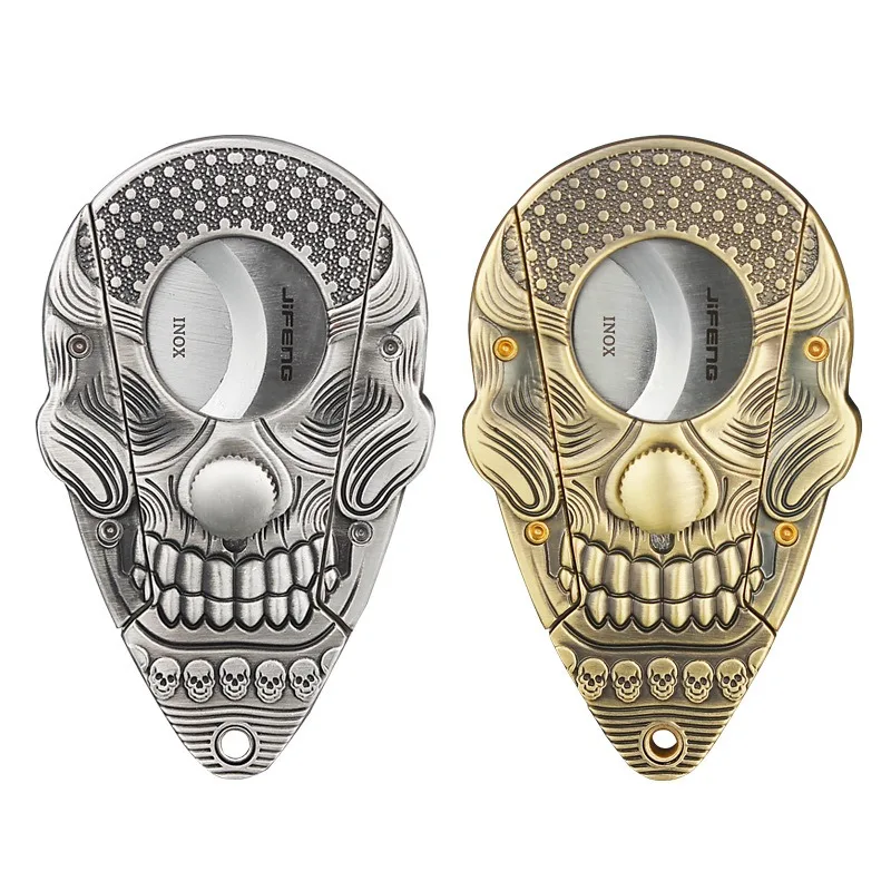 Clown Cigar Knife Stainless steel skeleton cigar cutter