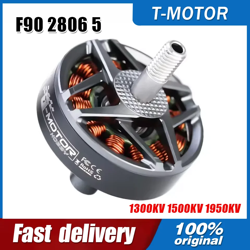T-Motor F90 2806 5 Brushless Motor 1300KV 1500KV 1950KV 5 6S Compatible 5 7 Inch FPV Long Range Freestyle Drone Build