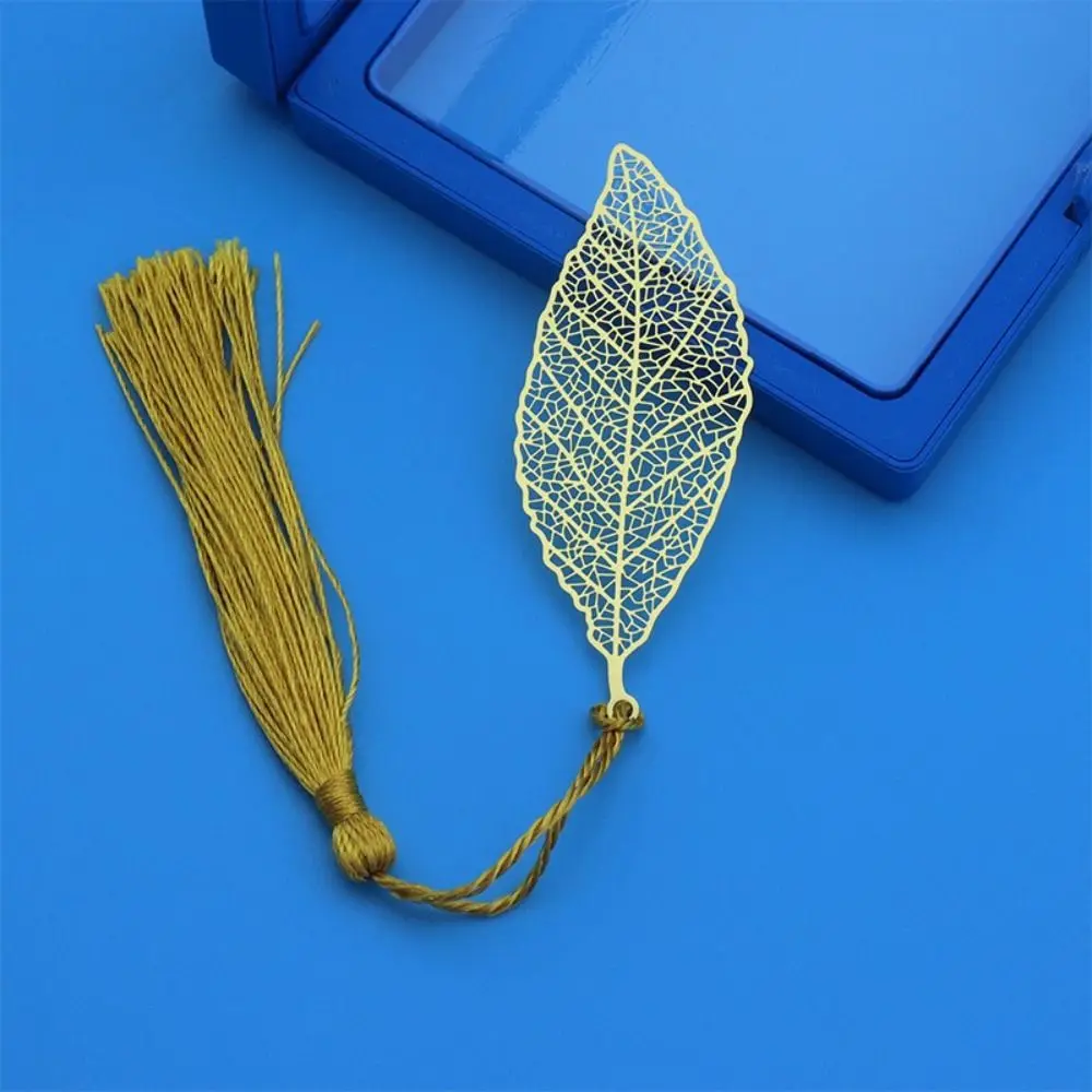 Lotus Flower Hollow Out Bookmark Leaf Maple Leaves Metal Bookmark Chinese Style Book Accessory Book Clip