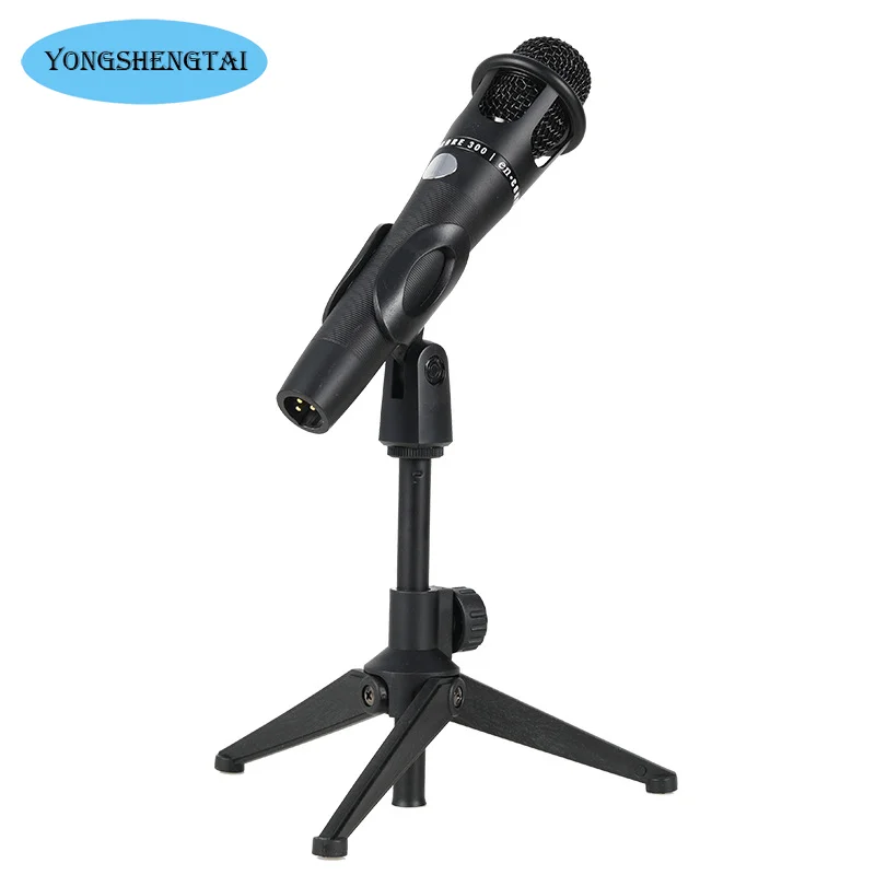 

Desktop Tripod Wired Wireless E300 Microphone Stand Live Broadcast